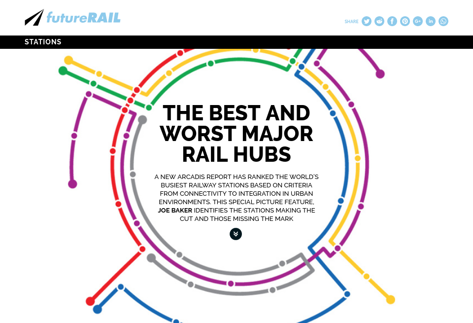 The Best and Worst Major Rail Hubs Future Rail Issue 62 June 2018