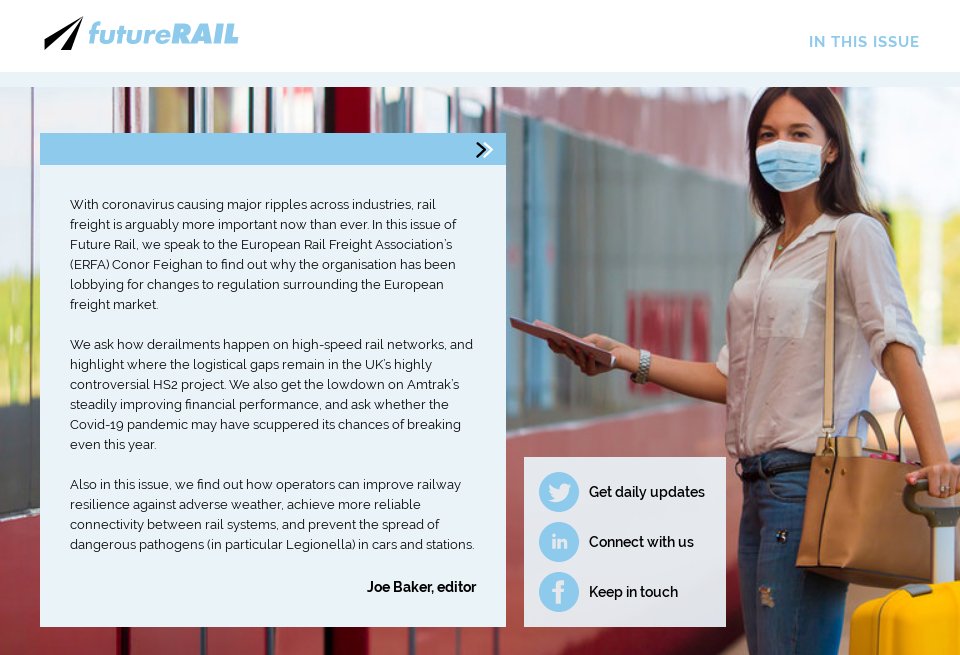 In this issue - Future Rail | Issue 84 | May 2020