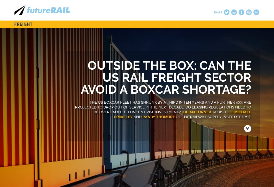 Outside the box: can the US rail freight sector avoid a boxcar shortage ...